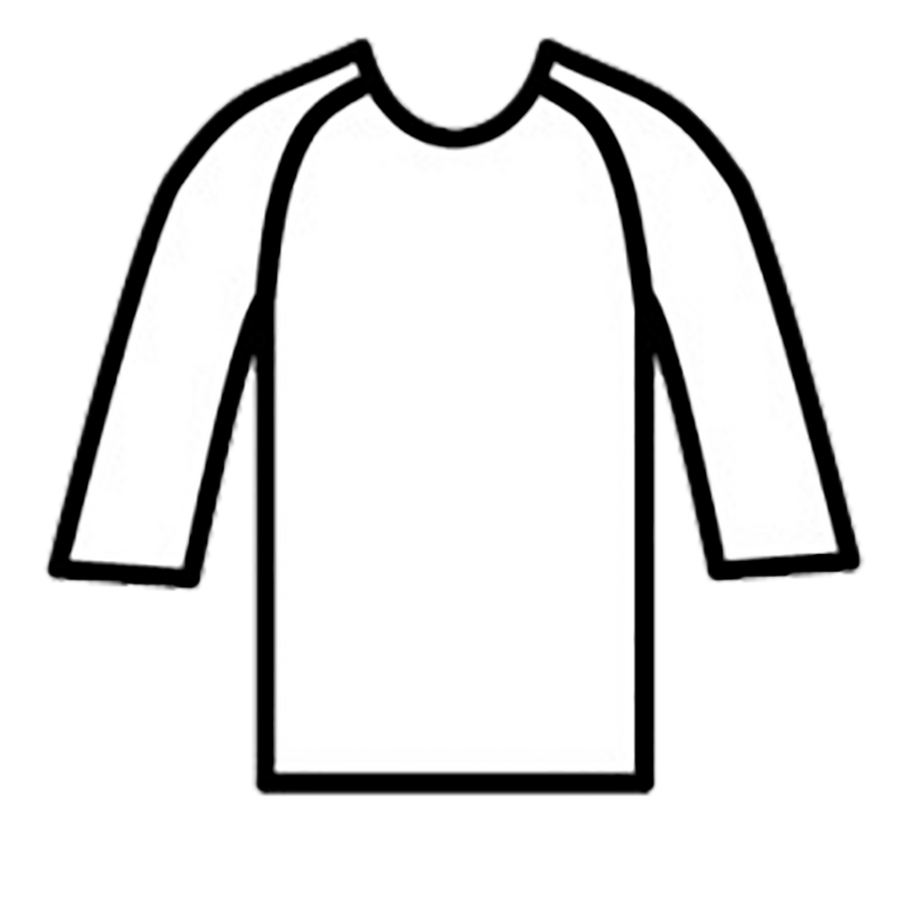 All Baseball 3/4 Sleeve