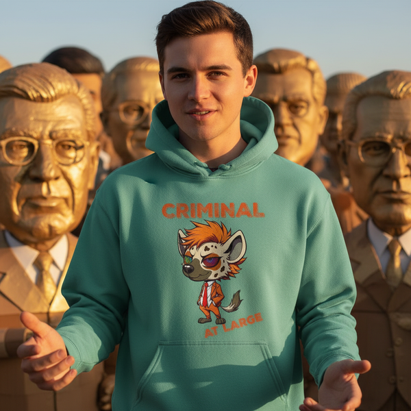 lifestyle scene ~ Criminal at Large ~ Premium Hoodie
