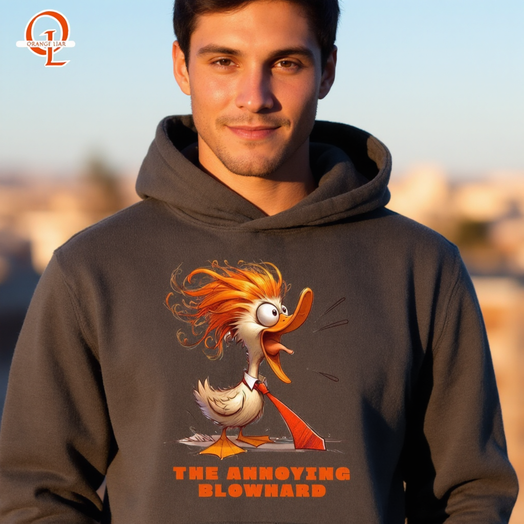 lifestyle scene ~ The Annoying Blowhard ~ Premium Hoodie