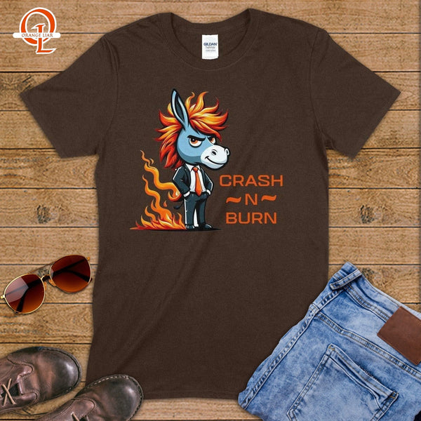 Crash-n-Burn ~ T-Shirt-Orange Liar
