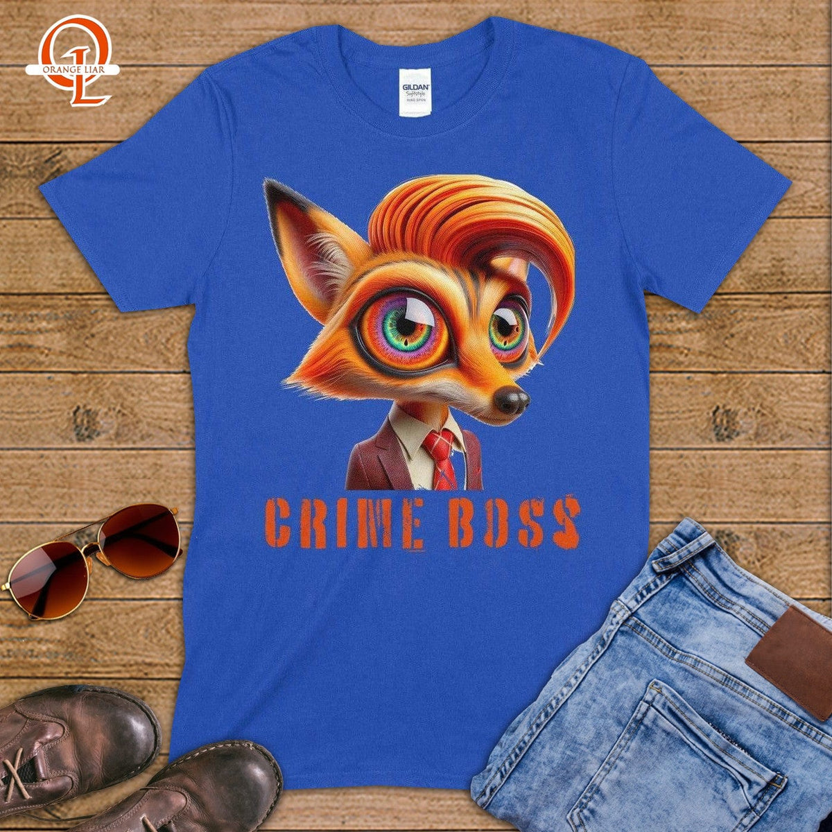 Crime Boss ~ T-Shirt-Orange Liar