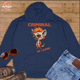 Criminal at Large ~ Premium Hoodie-Orange Liar