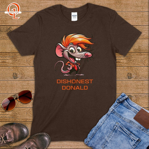 DISHONEST DONALD ~ T-Shirt-Orange Liar