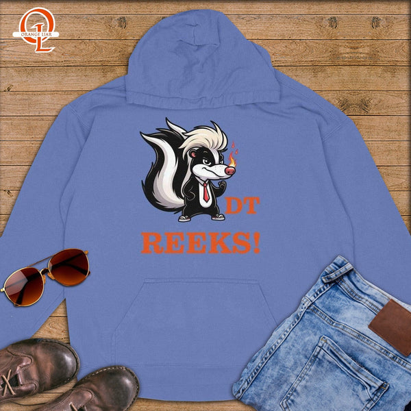 DT REEKS ~ Premium Hoodie-Orange Liar