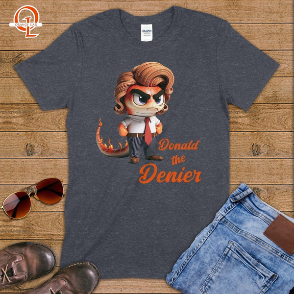 Donald the Denier ~ T-Shirt-Orange Liar