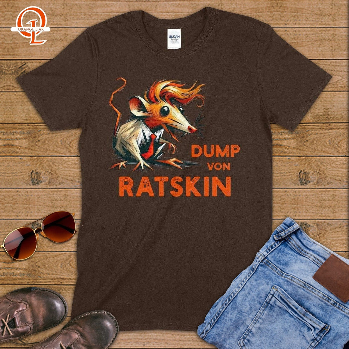 Dump von Ratskin ~ T-Shirt-Orange Liar