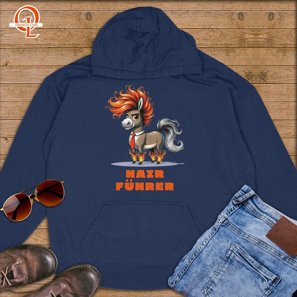Hair Fuhrer ~ Premium Hoodie-Orange Liar