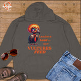 Leaders Lead but Vultures Feed ~ Premium Hoodie-Orange Liar