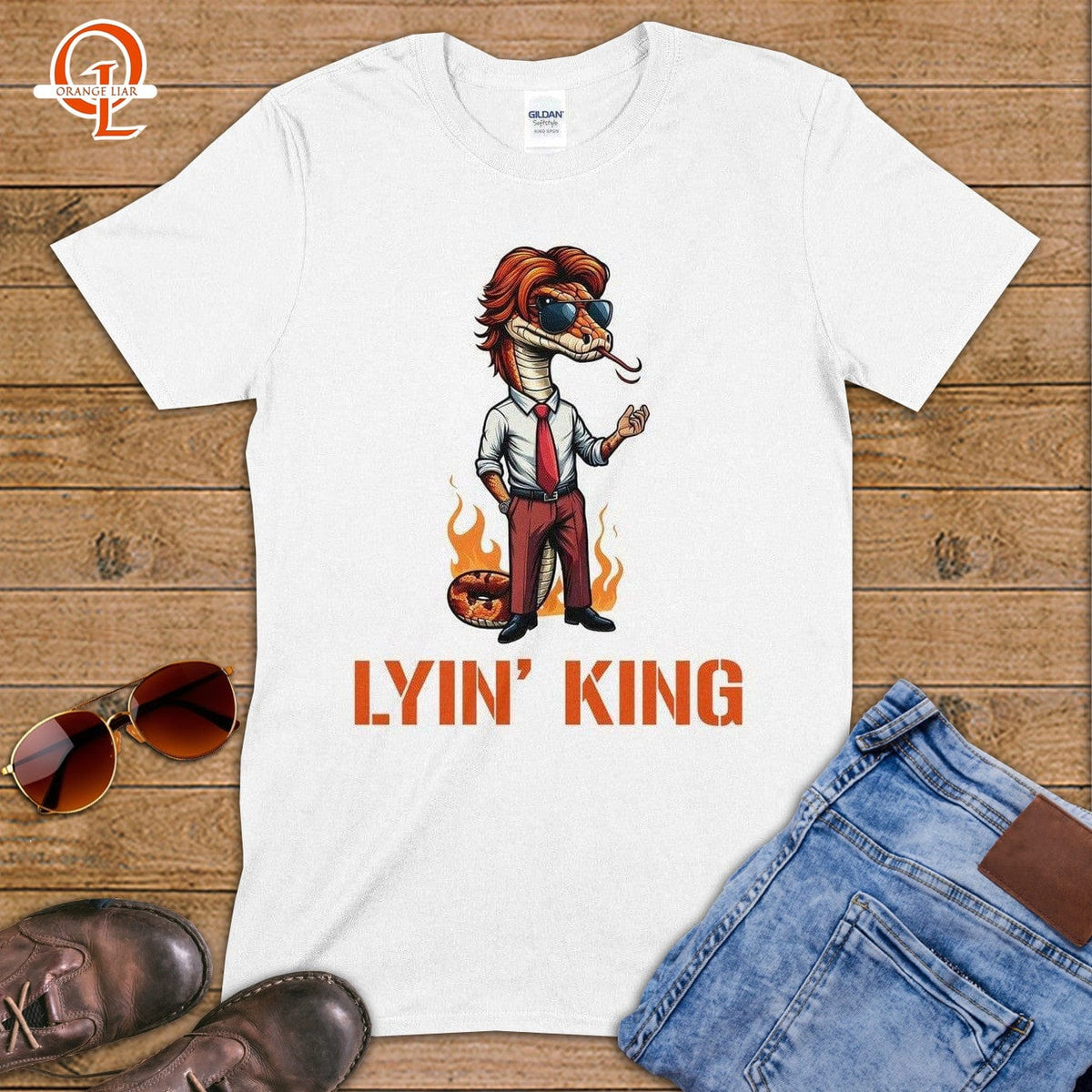 Lyin' King ~ T-Shirt-Orange Liar
