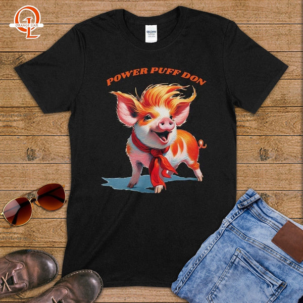 Powder Puff Don ~ T-Shirt-Orange Liar