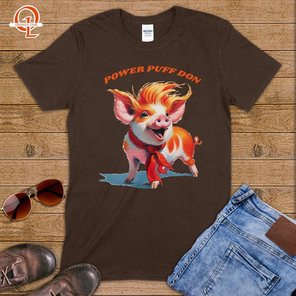 Powder Puff Don ~ T-Shirt-Orange Liar