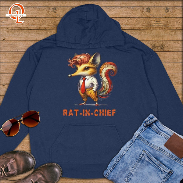 RAT IN CHIEF ~ Premium Hoodie-Orange Liar