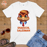 Snakeoil Salesman ~ T-Shirt-Orange Liar