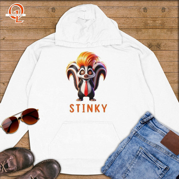 Stinky ~ Premium Hoodie-Orange Liar