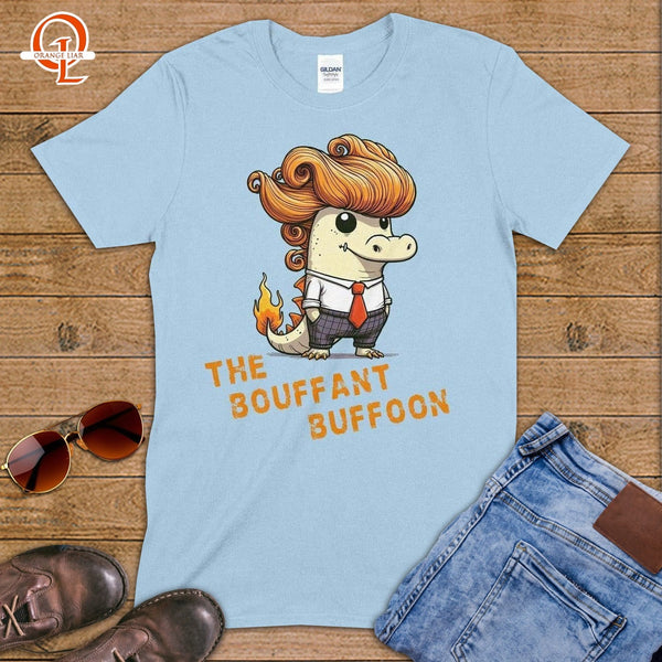 THE BOUFFANT BUFFOON ~ T-Shirt-Orange Liar