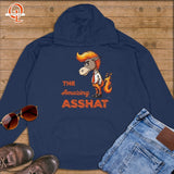 The Amazing Asshat ~ Premium Hoodie-Orange Liar