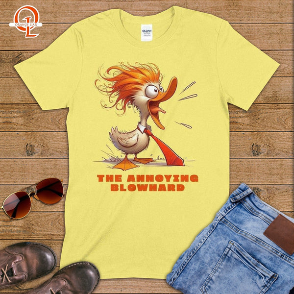 The Annoying Blowhard ~ T-Shirt-Orange Liar