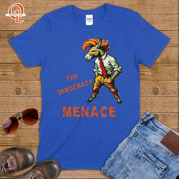 The Democracy Menace ~ T-Shirt-Orange Liar
