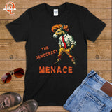 The Democracy Menace ~ T-Shirt-Orange Liar