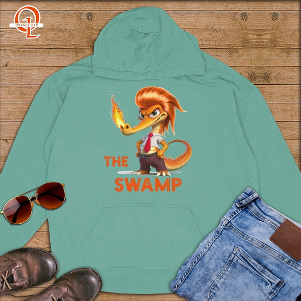 The Swamp ~ Premium Hoodie-Orange Liar