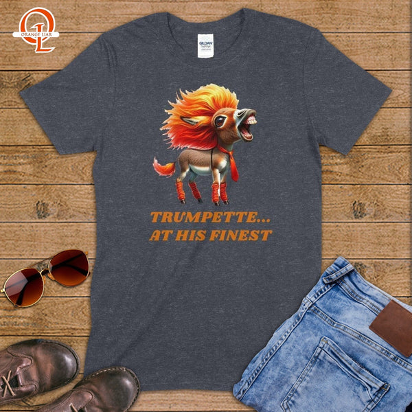 Trumpette At His Finest ~ T-Shirt-Orange Liar