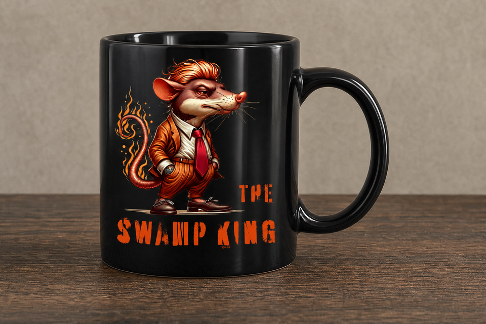 The Swamp King Anti-Trump Political Humor Coffee Mug